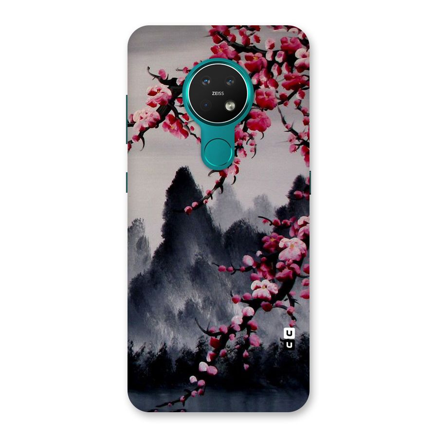 Hills And Blossoms Back Case for Nokia 7.2