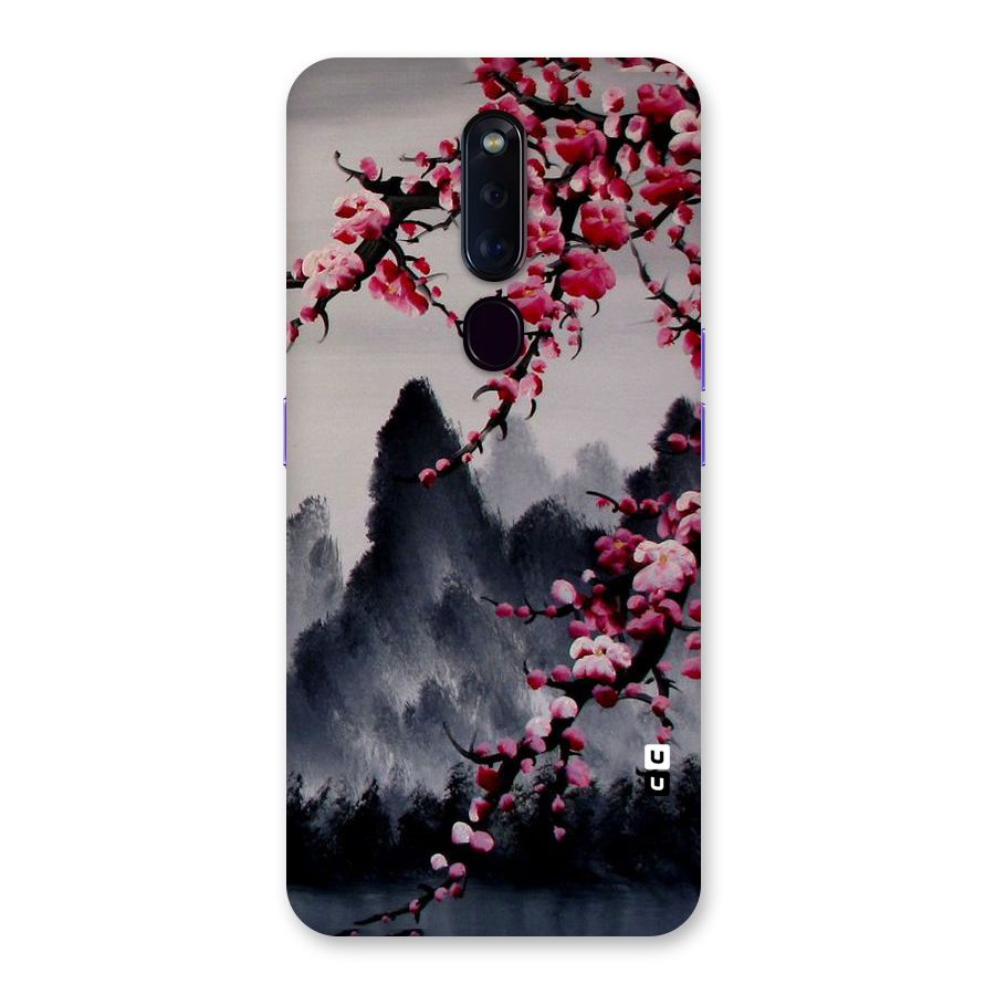 Hills And Blossoms Back Case for Oppo F11 Pro