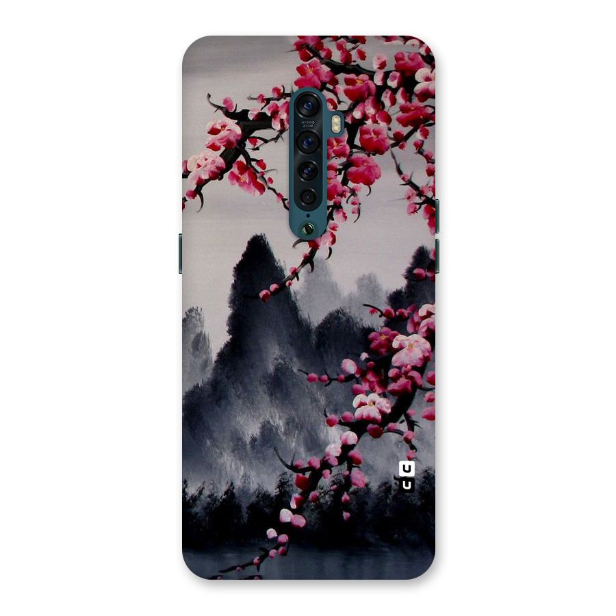 Hills And Blossoms Back Case for Oppo Reno2
