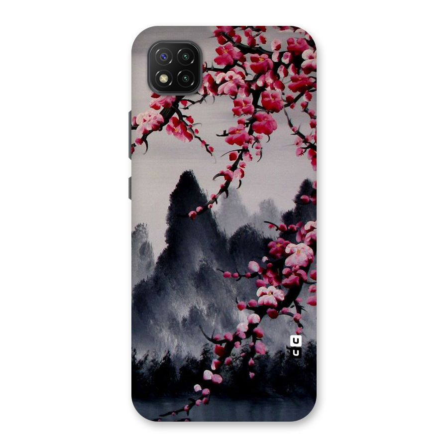 Hills And Blossoms Back Case for Poco C3