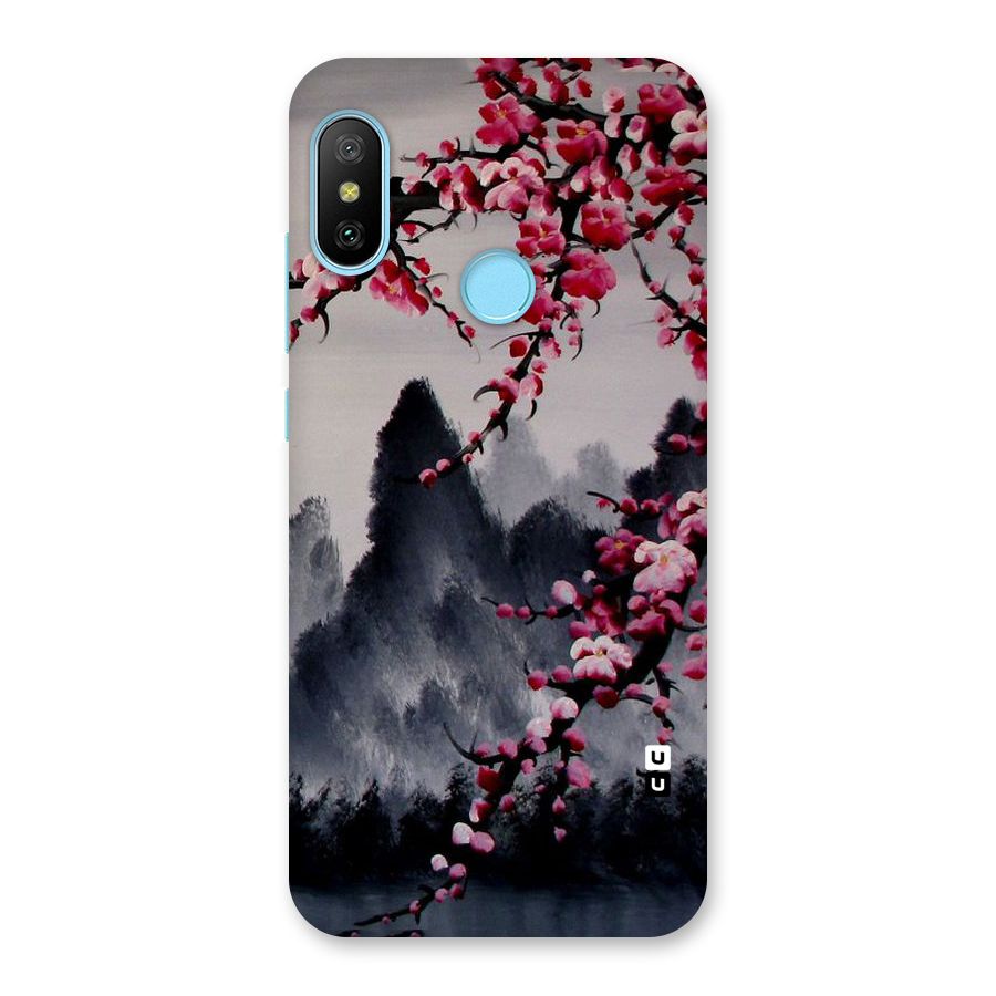 Hills And Blossoms Back Case for Redmi 6 Pro