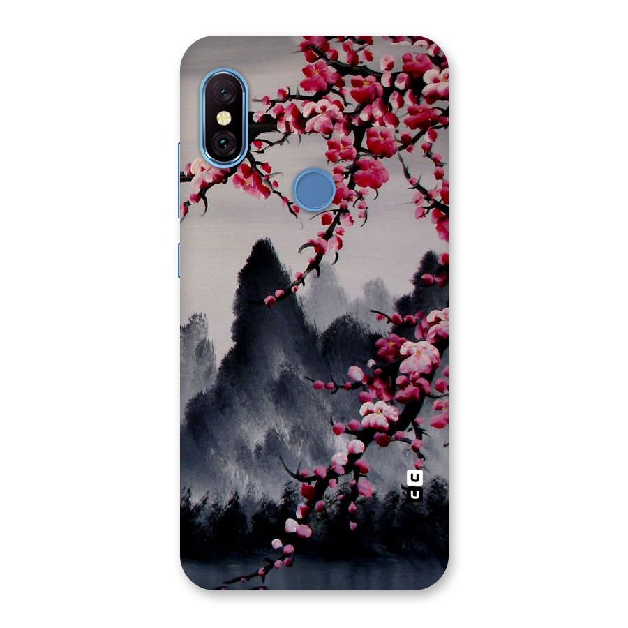 Hills And Blossoms Back Case for Redmi Note 6 Pro