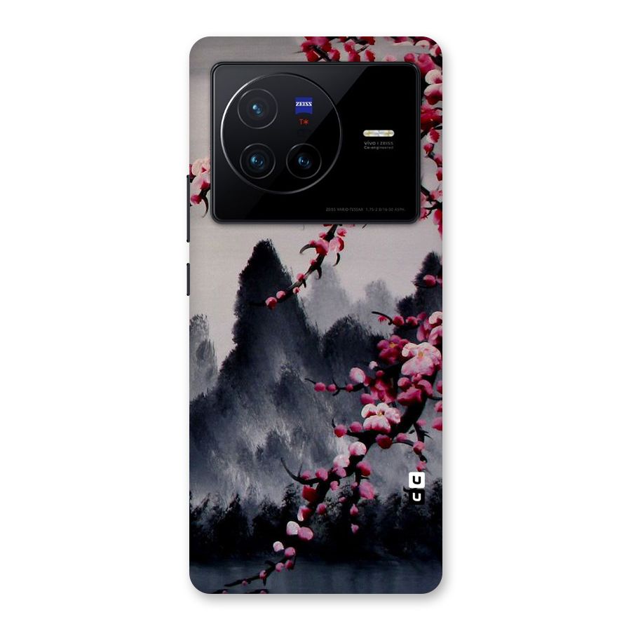 Hills And Blossoms Back Case for Vivo X80