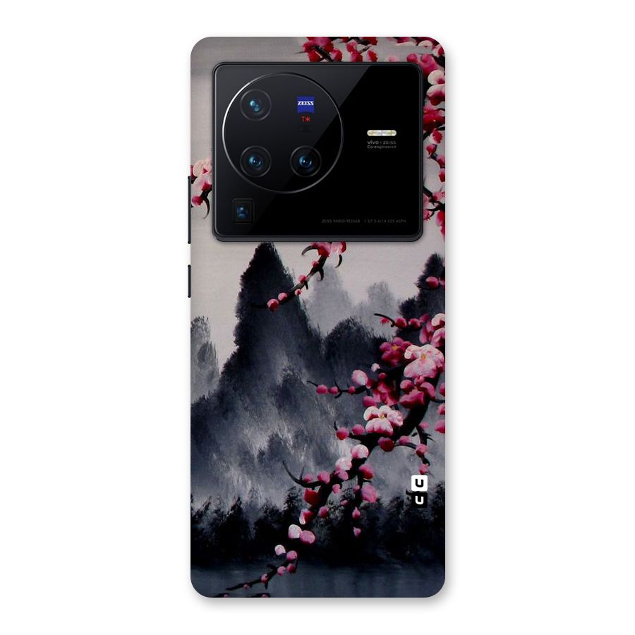 Hills And Blossoms Back Case for Vivo X80 Pro