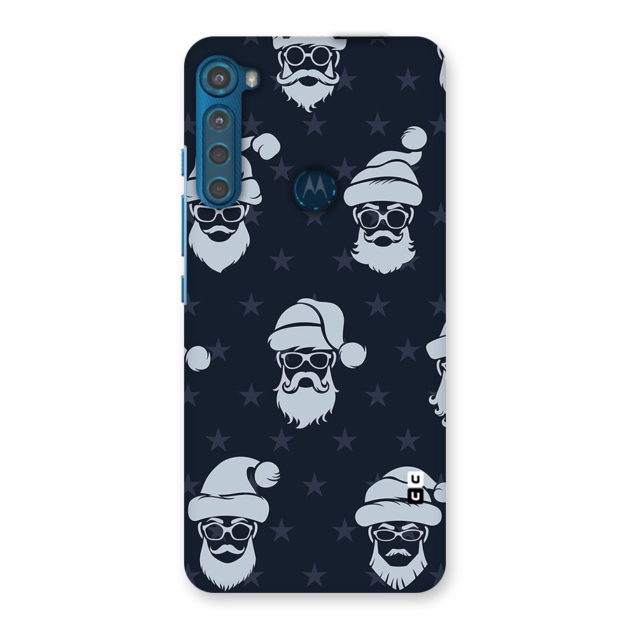 Hipster Santa Back Case for Motorola One Fusion Plus