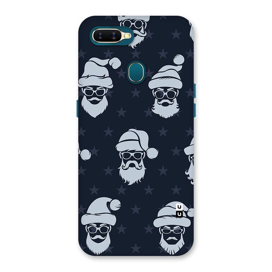 Hipster Santa Back Case for Oppo A11k