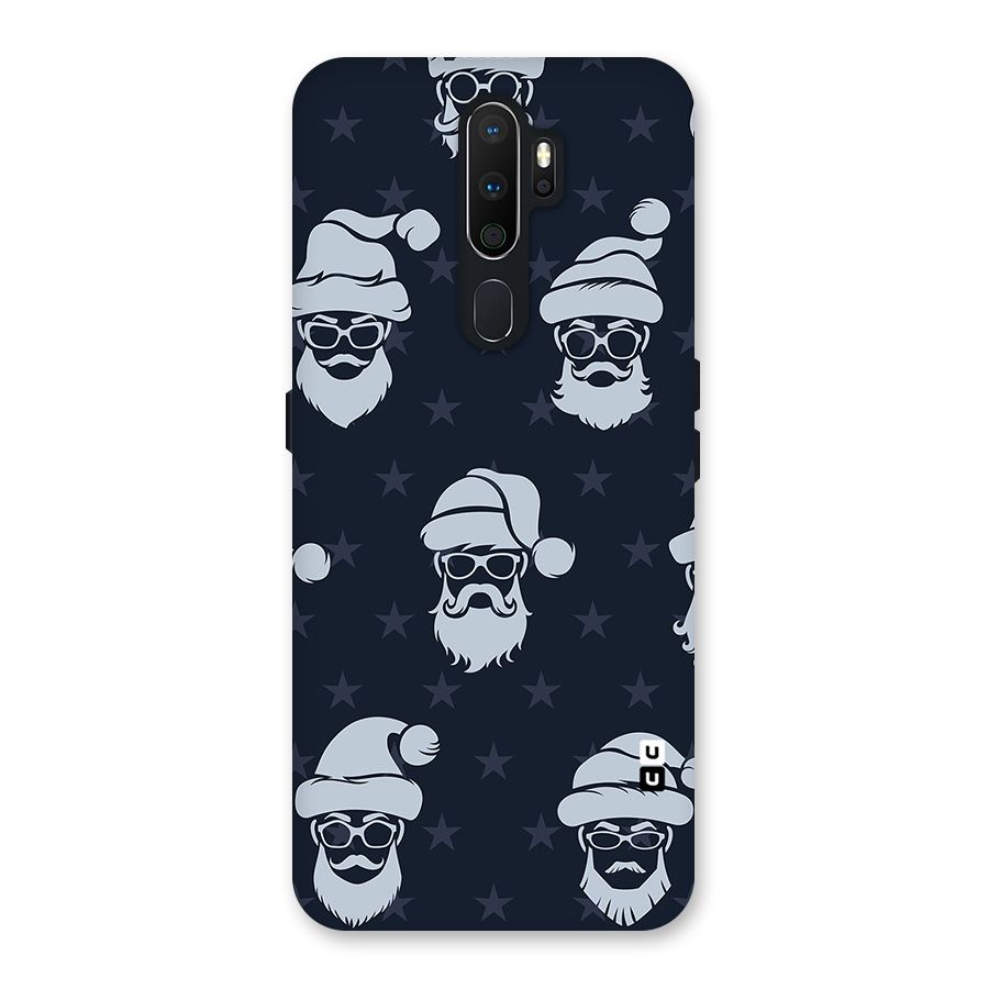 Hipster Santa Back Case for Oppo A5 (2020)