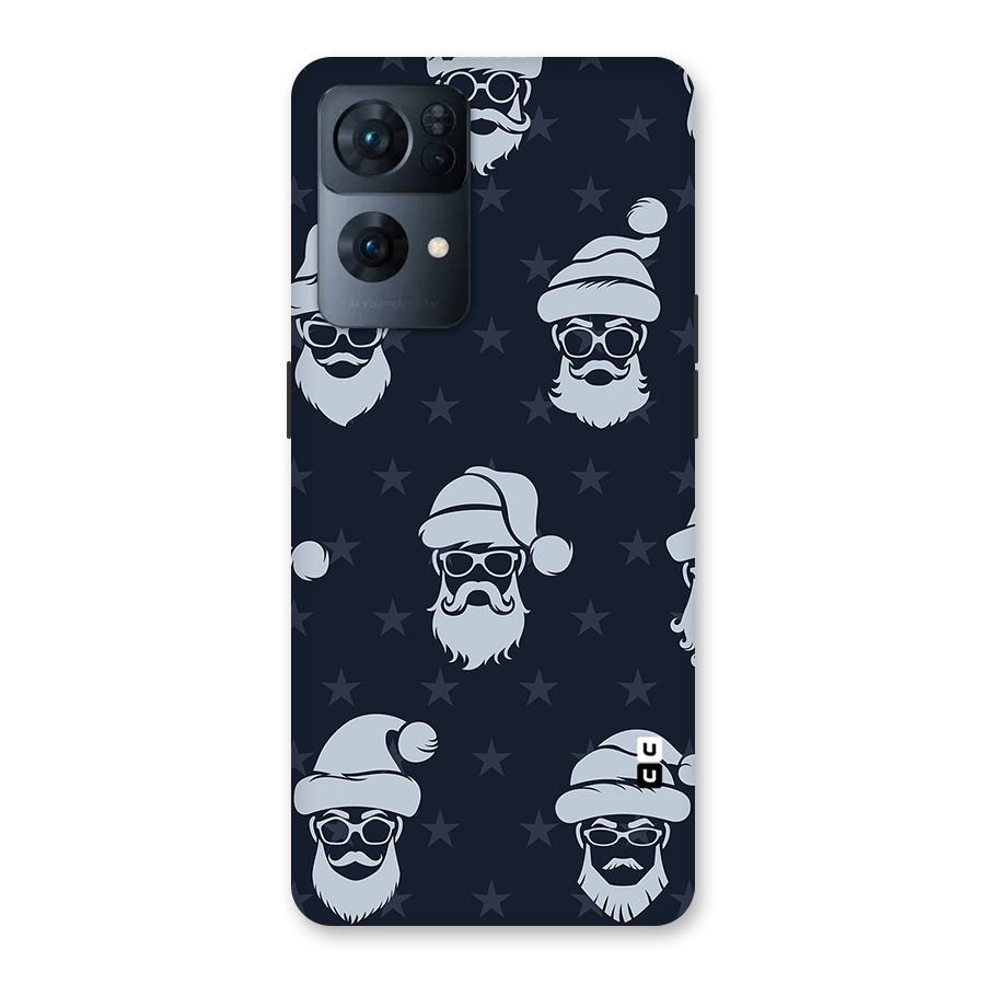 Hipster Santa Back Case for Oppo Reno7 Pro 5G