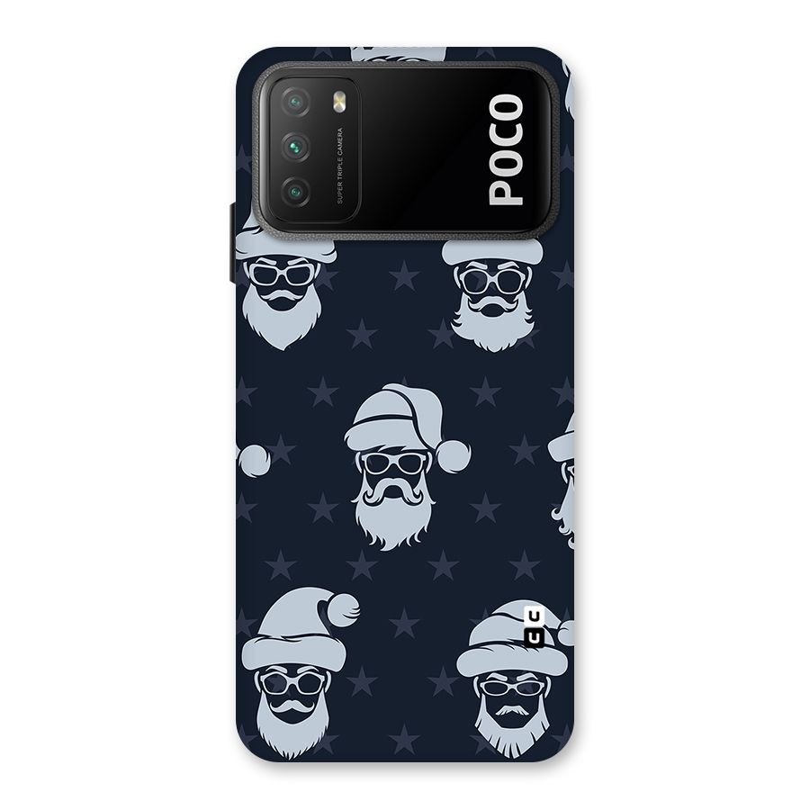 Hipster Santa Back Case for Poco M3