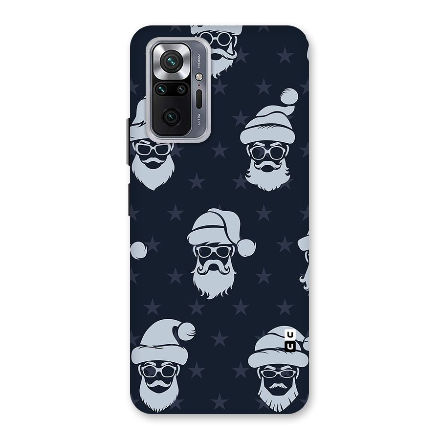 Hipster Santa Back Case for Redmi Note 10 Pro