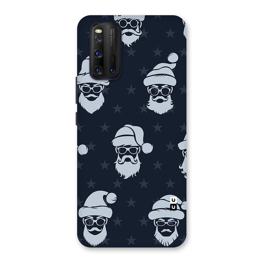Hipster Santa Back Case for Vivo iQOO 3