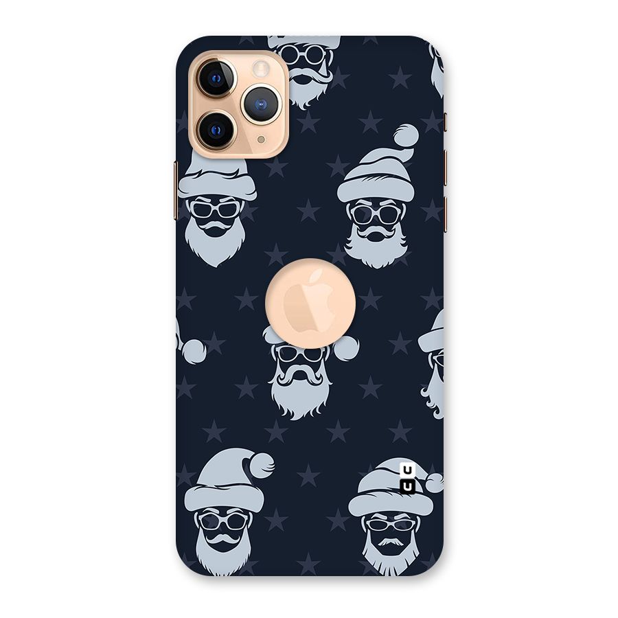 Hipster Santa Back Case for iPhone 11 Pro Max Logo Cut