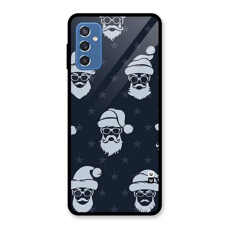 Hipster Santa Glass Back Case for Galaxy M52 5G