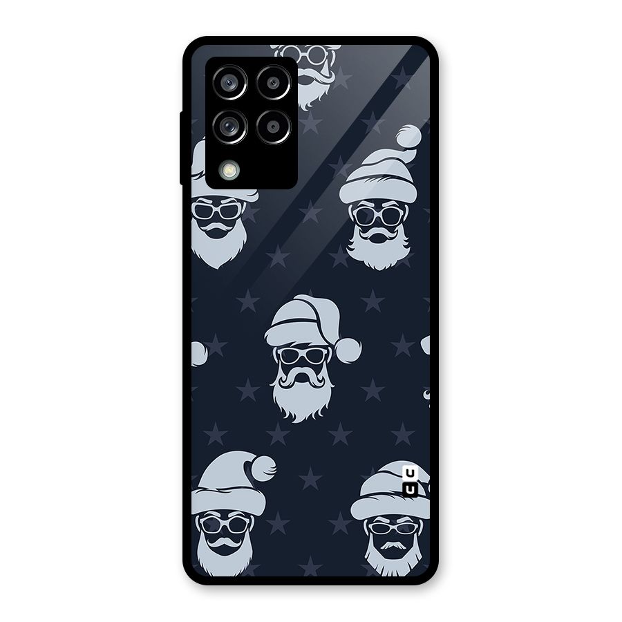 Hipster Santa Glass Back Case for Galaxy M53 5G