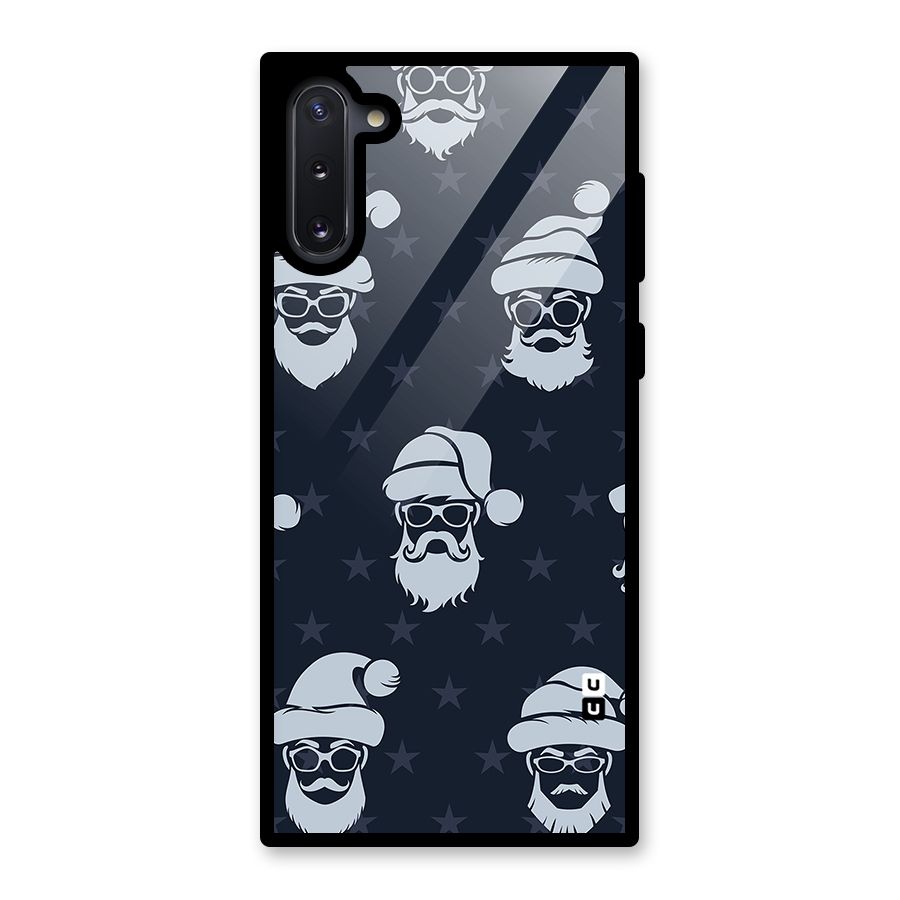 Hipster Santa Glass Back Case for Galaxy Note 10