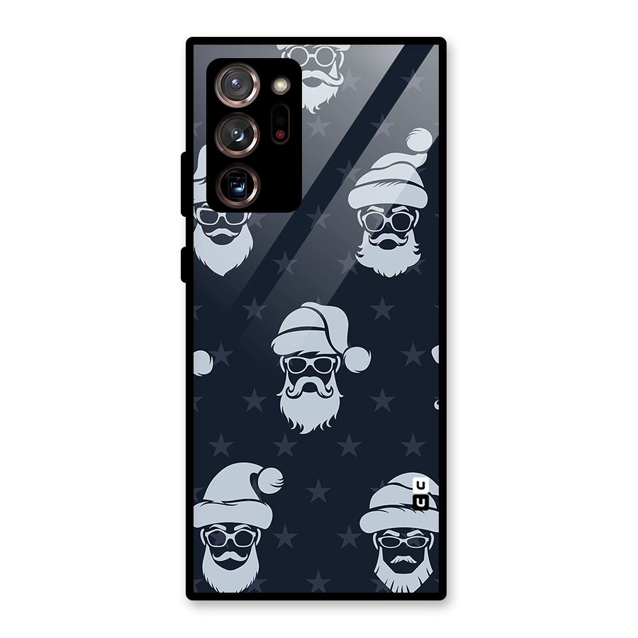 Hipster Santa Glass Back Case for Galaxy Note 20 Ultra 5G