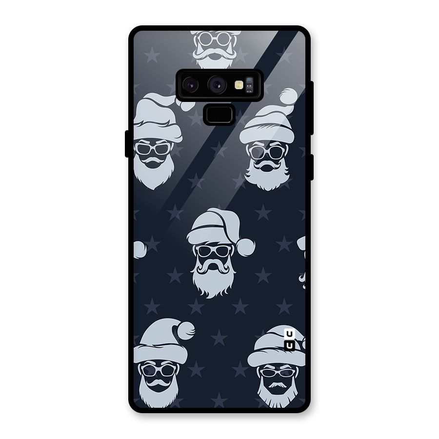 Hipster Santa Glass Back Case for Galaxy Note 9