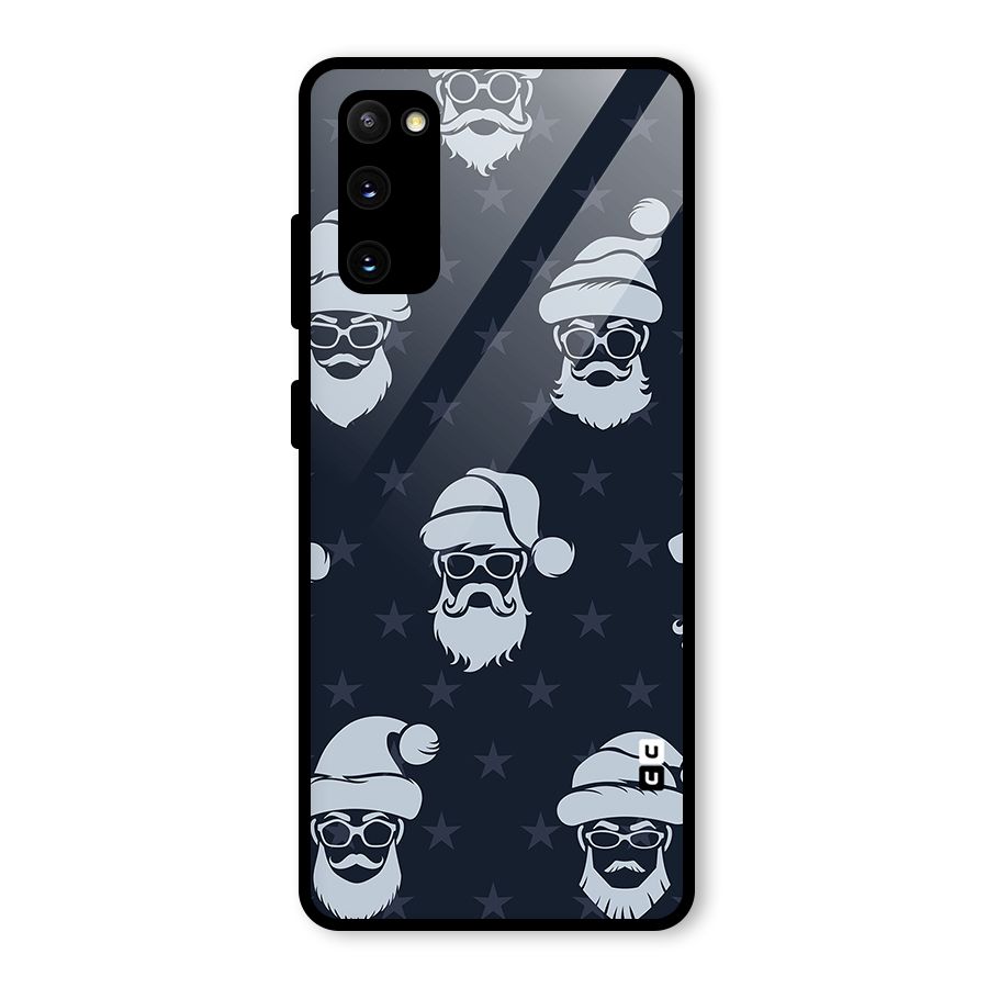 Hipster Santa Glass Back Case for Galaxy S20 FE 5G