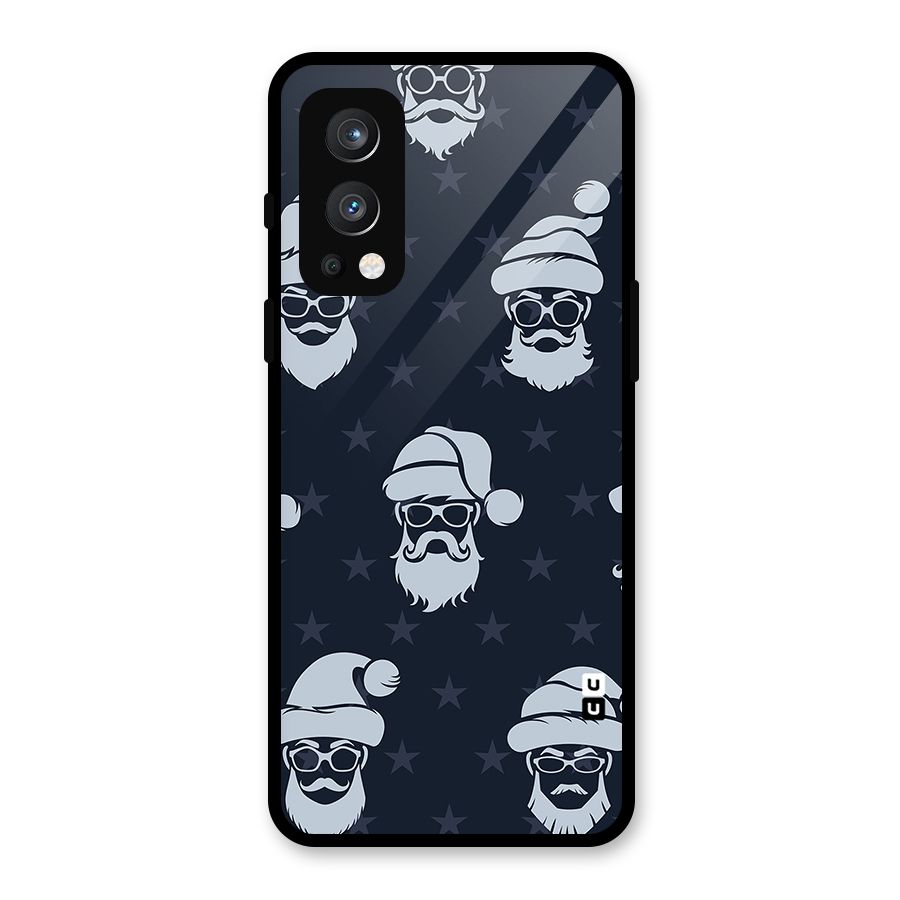 Hipster Santa Glass Back Case for OnePlus Nord 2 5G