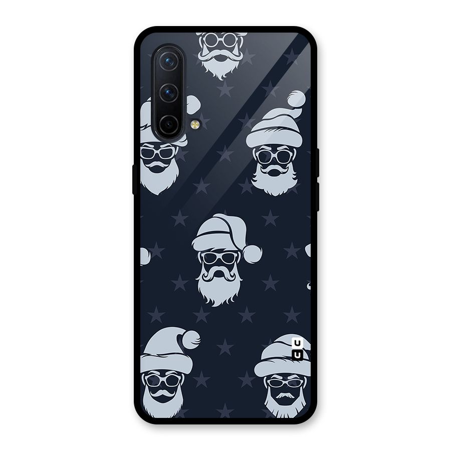 Hipster Santa Glass Back Case for OnePlus Nord CE 5G