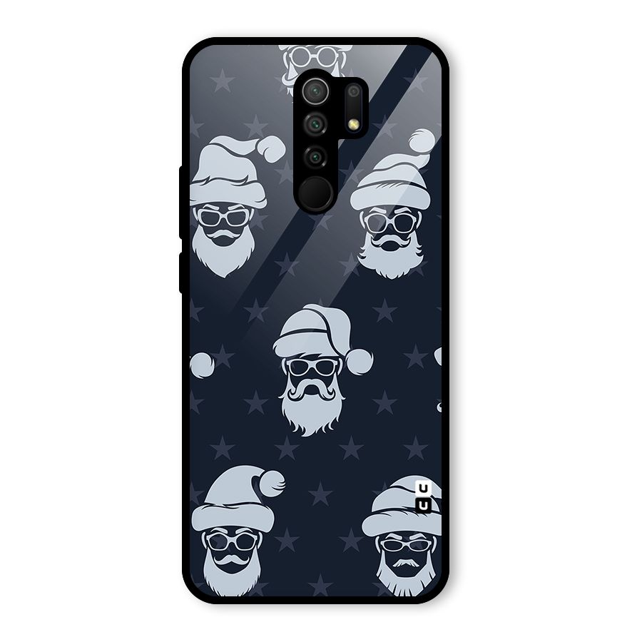 Hipster Santa Glass Back Case for Poco M2
