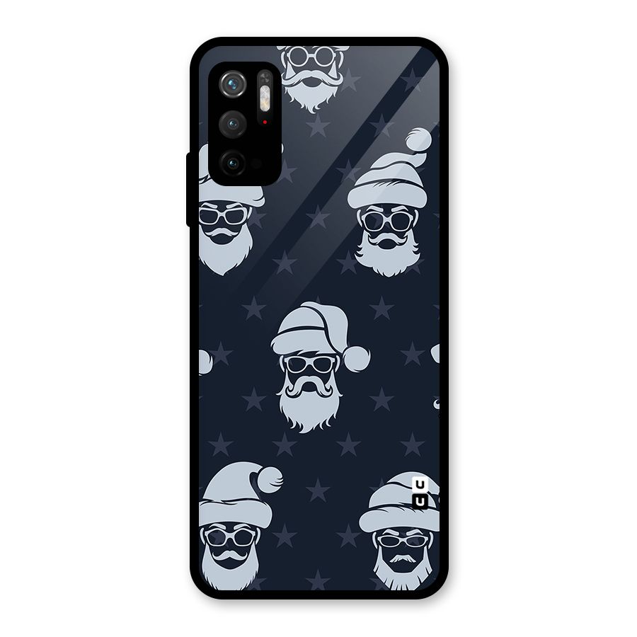 Hipster Santa Glass Back Case for Poco M3 Pro 5G