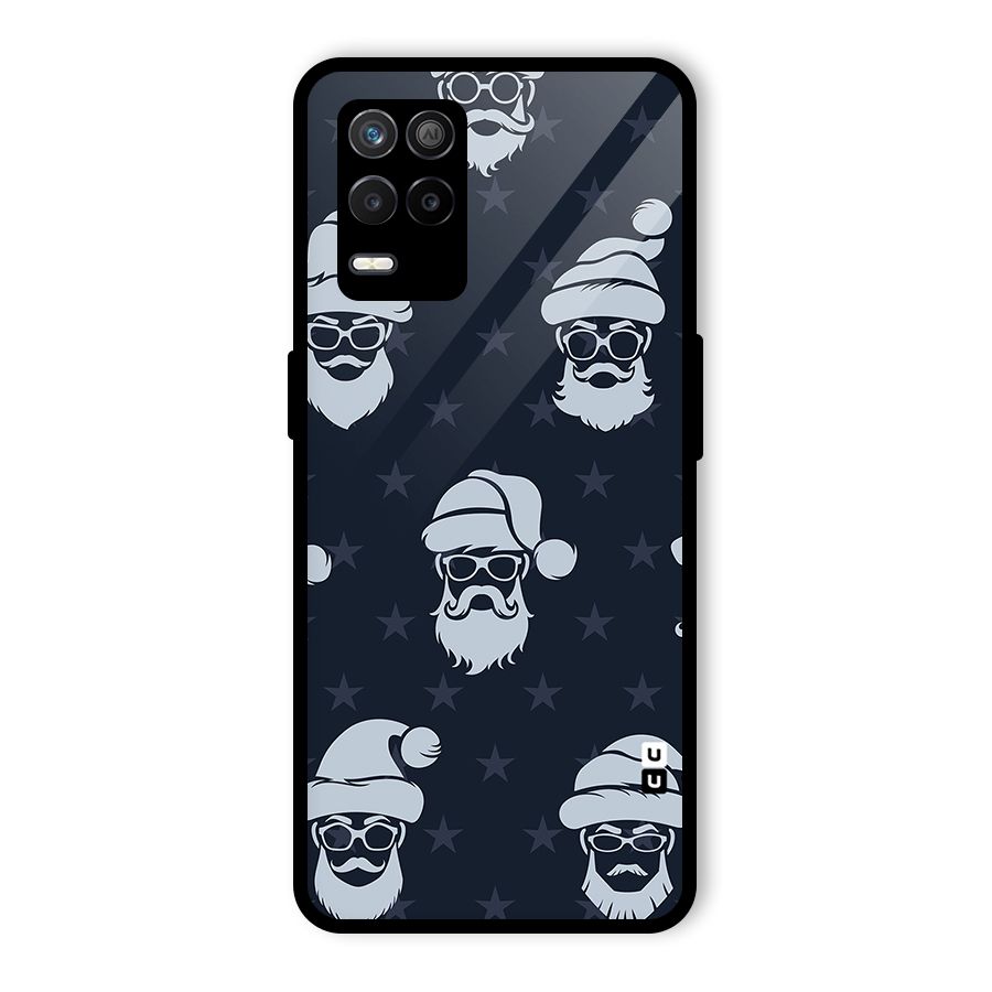 Hipster Santa Glass Back Case for Realme 8 5G