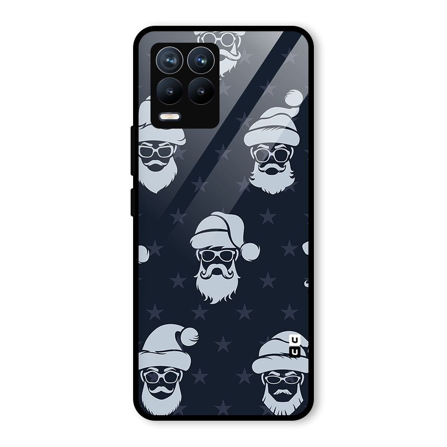 Hipster Santa Glass Back Case for Realme 8 Pro