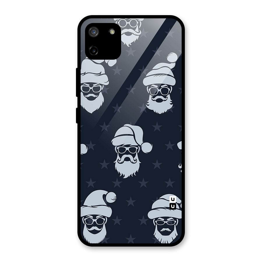 Hipster Santa Glass Back Case for Realme C11