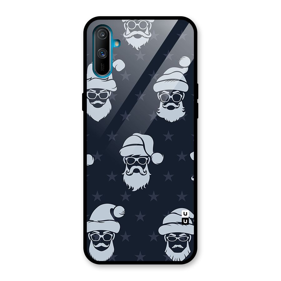 Hipster Santa Glass Back Case for Realme C3
