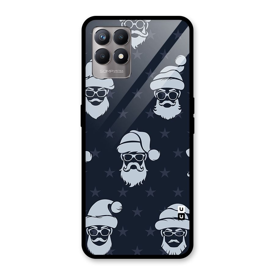 Hipster Santa Glass Back Case for Realme Narzo 50
