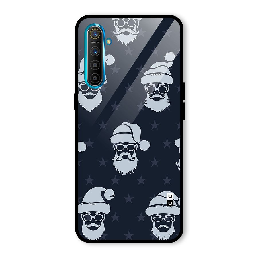 Hipster Santa Glass Back Case for Realme X2