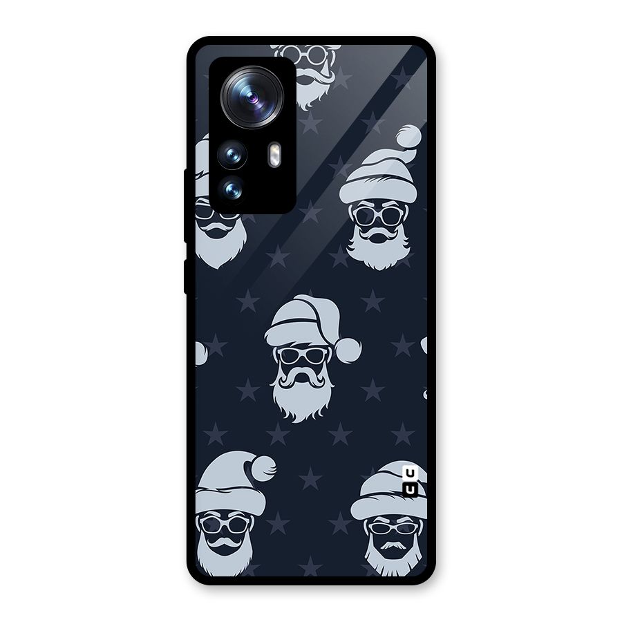 Hipster Santa Glass Back Case for Xiaomi 12 Pro