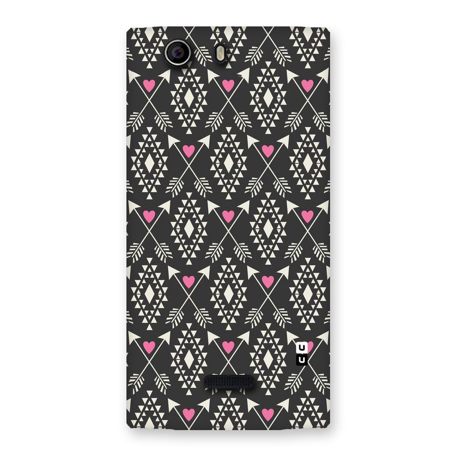 Hit Arrow Love Back Case for Canvas Nitro 2 E311