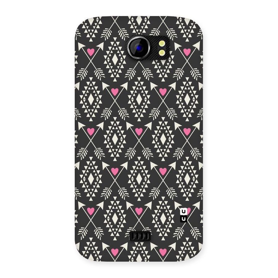 Hit Arrow Love Back Case for Micromax Canvas 2 A110