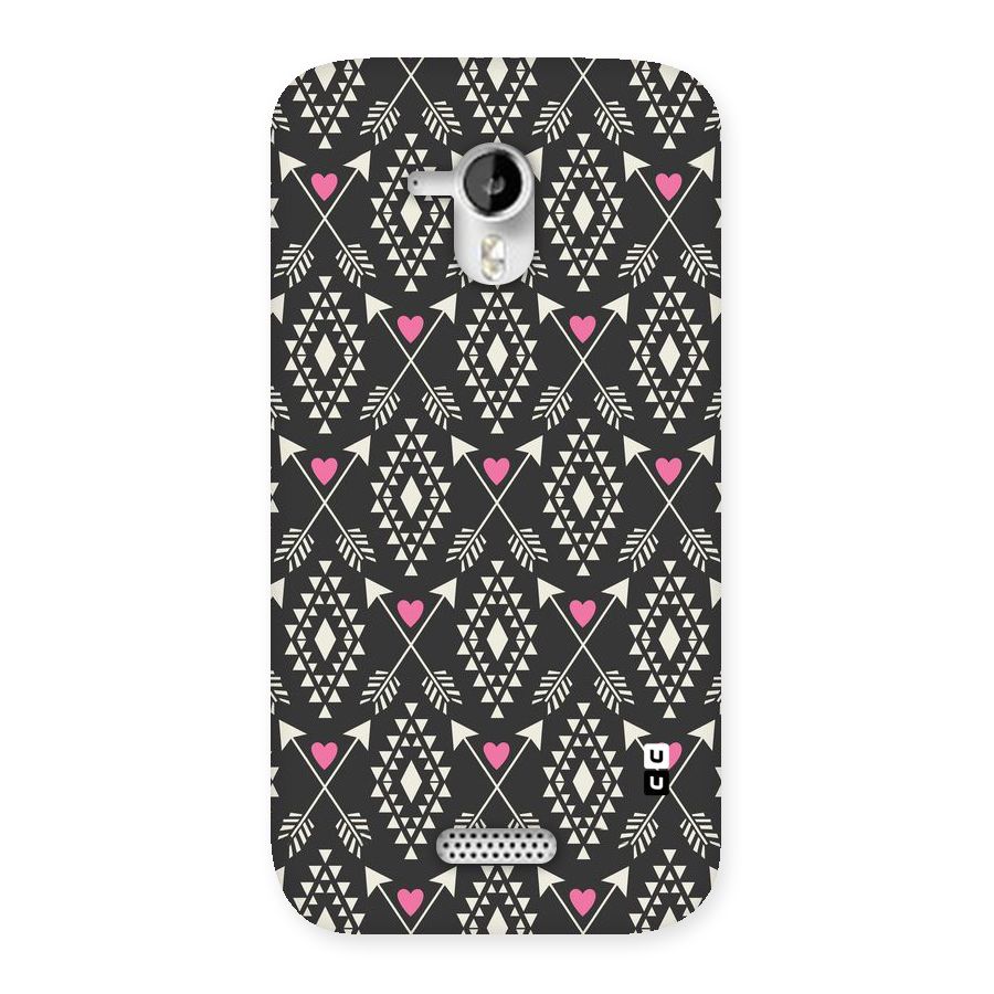 Hit Arrow Love Back Case for Micromax Canvas HD A116