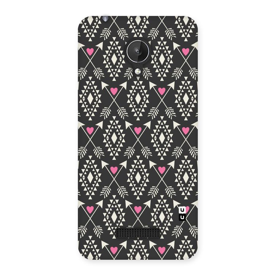 Hit Arrow Love Back Case for Micromax Canvas Spark Q380