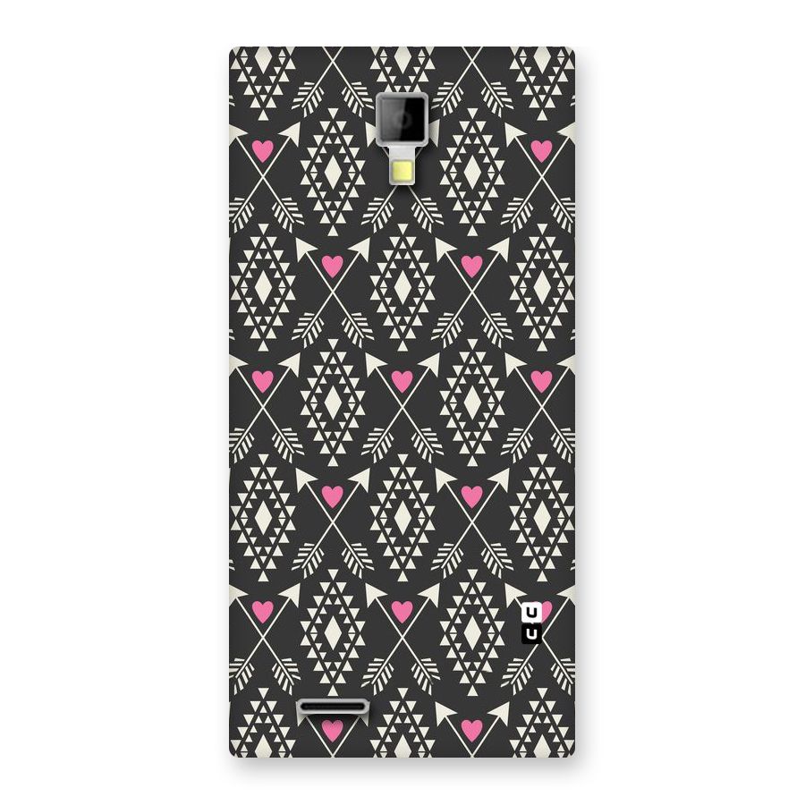 Hit Arrow Love Back Case for Micromax Canvas Xpress A99