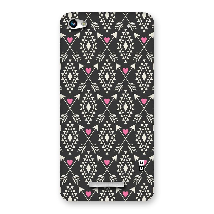 Hit Arrow Love Back Case for Micromax Hue 2