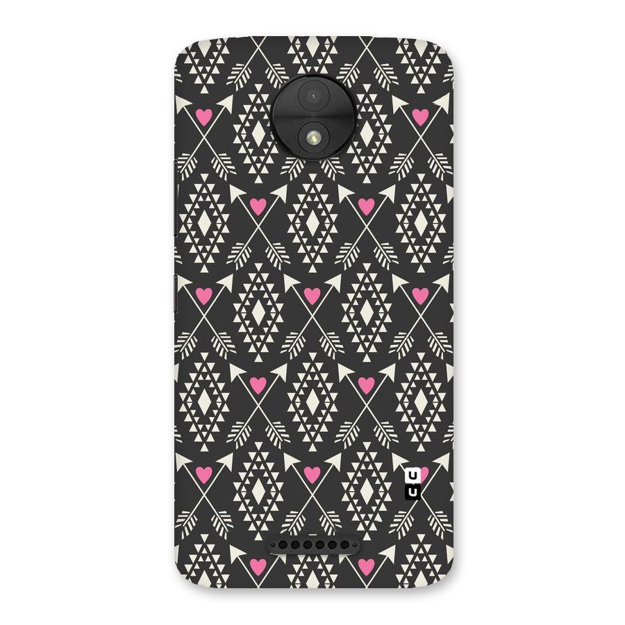 Hit Arrow Love Back Case for Moto C