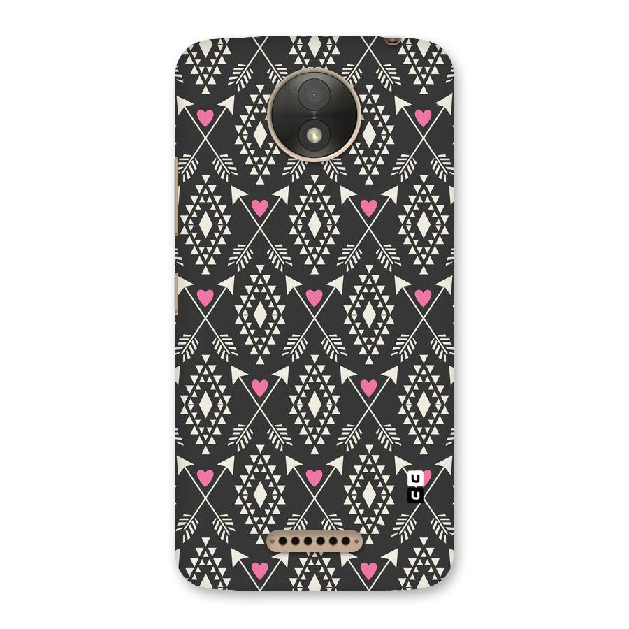 Hit Arrow Love Back Case for Moto C Plus