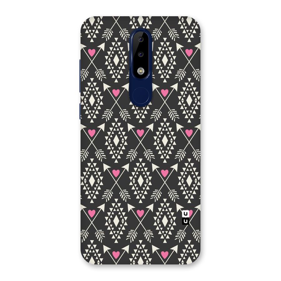 Hit Arrow Love Back Case for Nokia 5.1 Plus