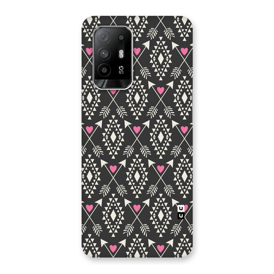 Hit Arrow Love Back Case for Oppo F19 Pro Plus 5G