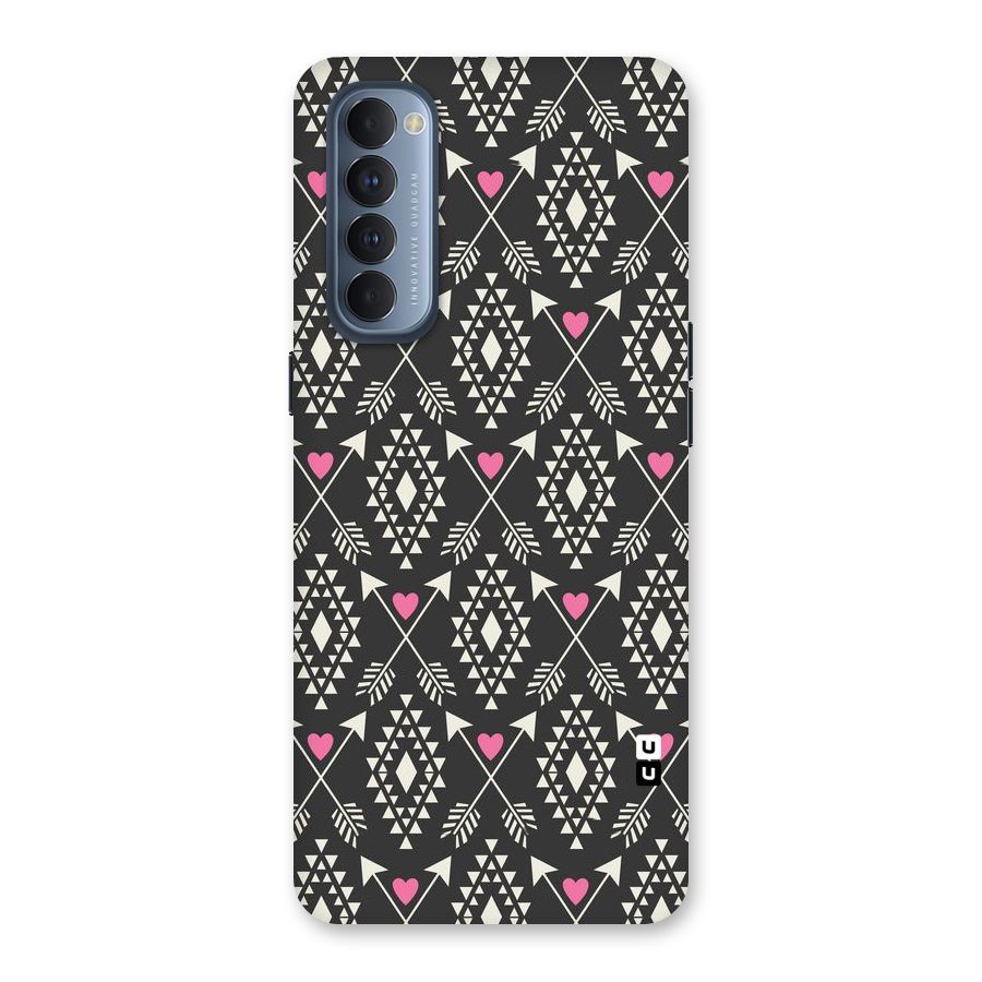 Hit Arrow Love Back Case for Reno4 Pro