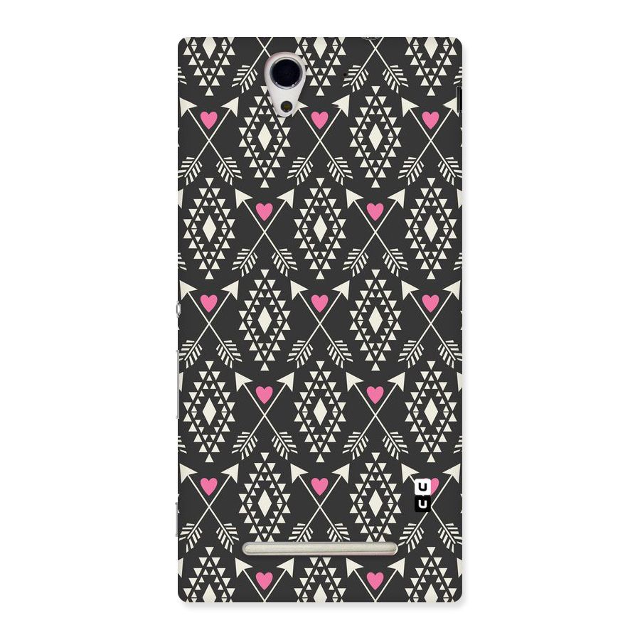 Hit Arrow Love Back Case for Sony Xperia C3