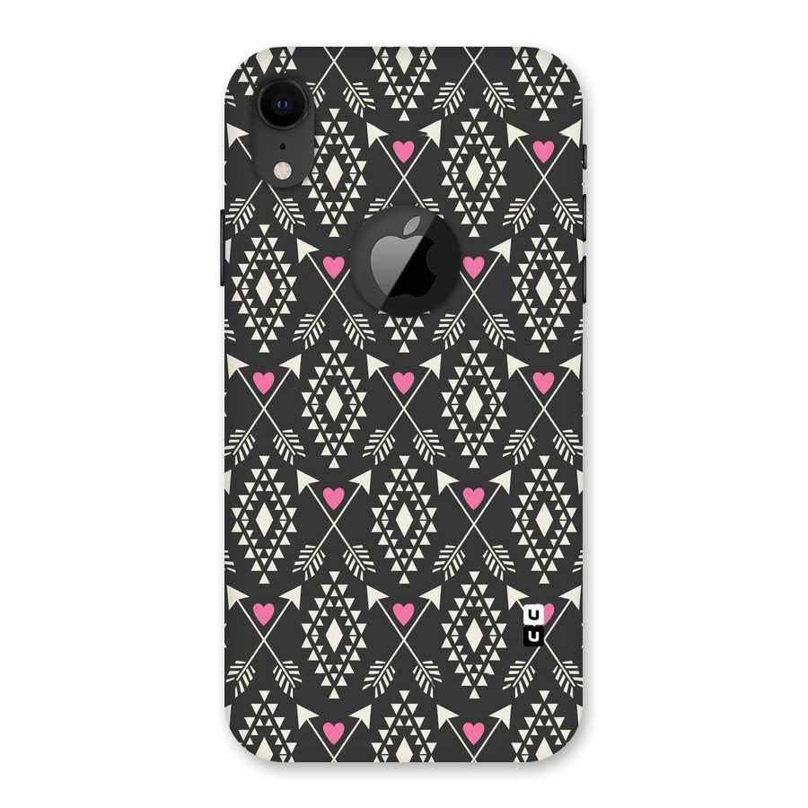 Hit Arrow Love Back Case for iPhone XR Logo Cut