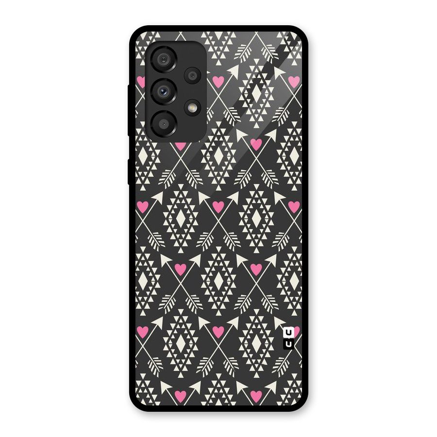 Hit Arrow Love Glass Back Case for Galaxy A33 5G