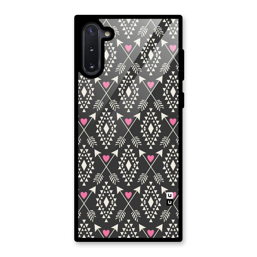 Hit Arrow Love Glass Back Case for Galaxy Note 10