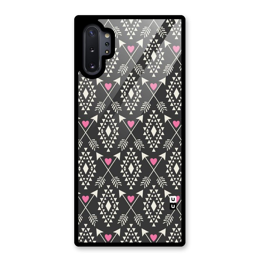 Hit Arrow Love Glass Back Case for Galaxy Note 10 Plus