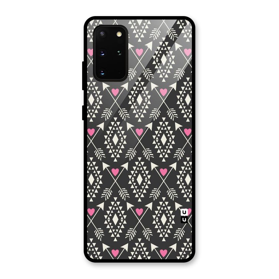 Hit Arrow Love Glass Back Case for Galaxy S20 Plus